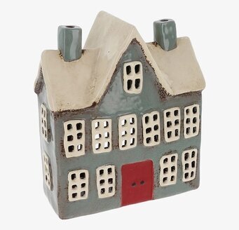 Bild av unik ljuslykta med klassisk husdesign