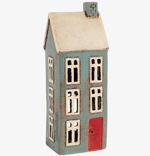 Ljuslykta Village Pottery - Tall Dark Grey Joe Davies Lyktor Endless Light Ljuslyktor