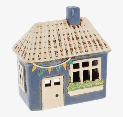 Ljuslykta Village Pottery - Garden House Blue Joe Davies Lyktor Endless Light Ljuslyktor