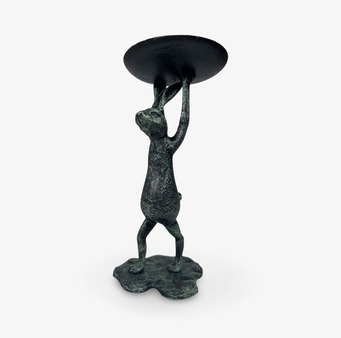 Bild av charmigt fågelbad med antik kopparfinish