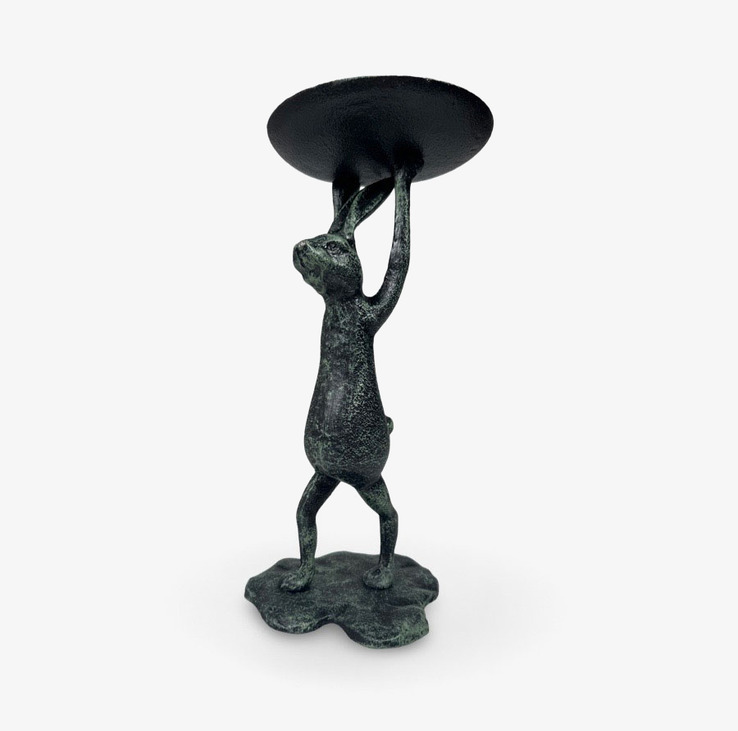 Bild av charmigt fågelbad med antik kopparfinish