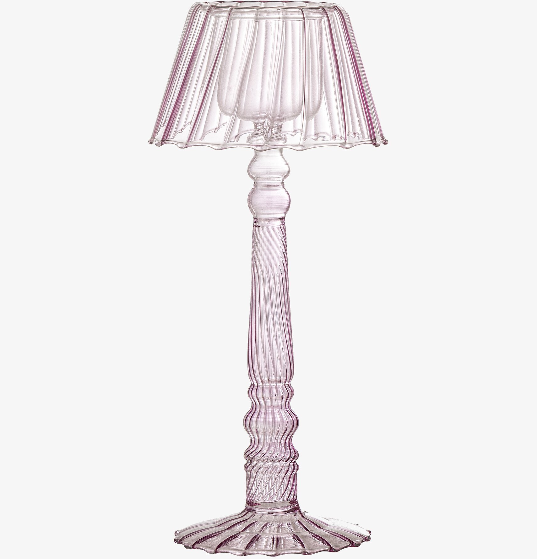 Ljusstake Värmeljus Rosa Stor Bloomingville Ljusstakar Adventsstakar Ljushållare Ljushyllor Lyktor Endless Light Ljuslyktor