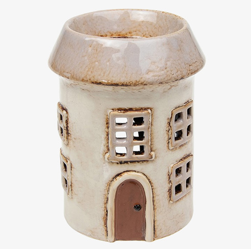 Aromalampa Village Pottery - Cream Joe Davies Luftfräschare Aroma Diffuser Doftolja