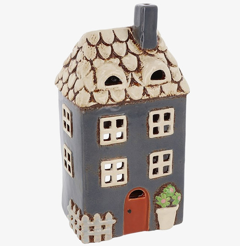 Ljuslykta Village Pottery - Garden House Navy Joe Davies Lyktor Endless Light Ljuslyktor