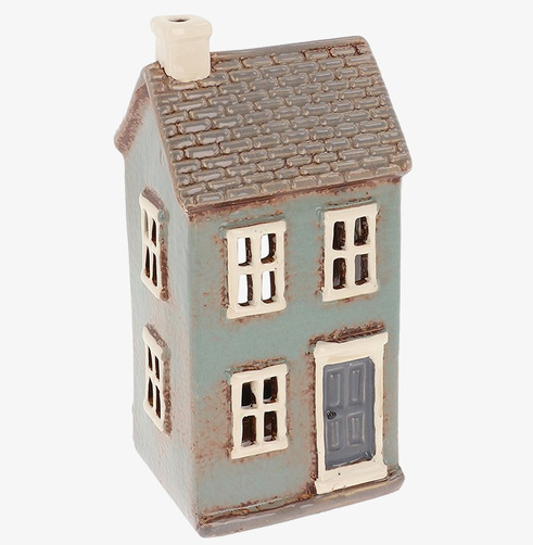 Ljuslykta Village Pottery - Tiled Grey House Joe Davies Lyktor Endless Light Ljuslyktor