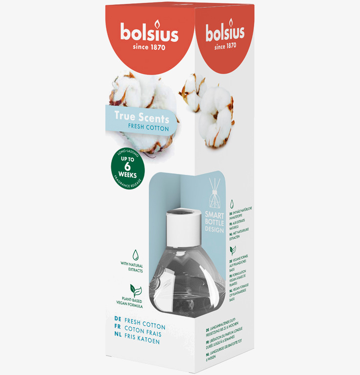 Bolsius Doftpinnar True Scents - Fresh Cotton Doftljus/doftpinnar