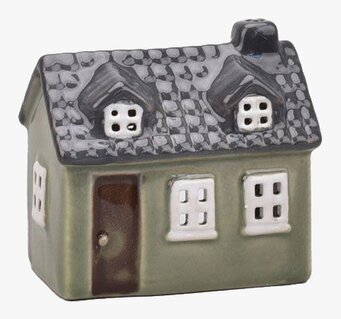 Ljuslykta Hus Grön Det Gamle Apotek Lyktor Endless Light Ljuslyktor