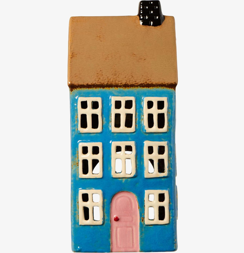 Ljuslykta Nyhavn Blå IB Laursen Ljusstakar Adventsstakar Ljushållare Ljushyllor Lyktor Endless Light Ljuslyktor