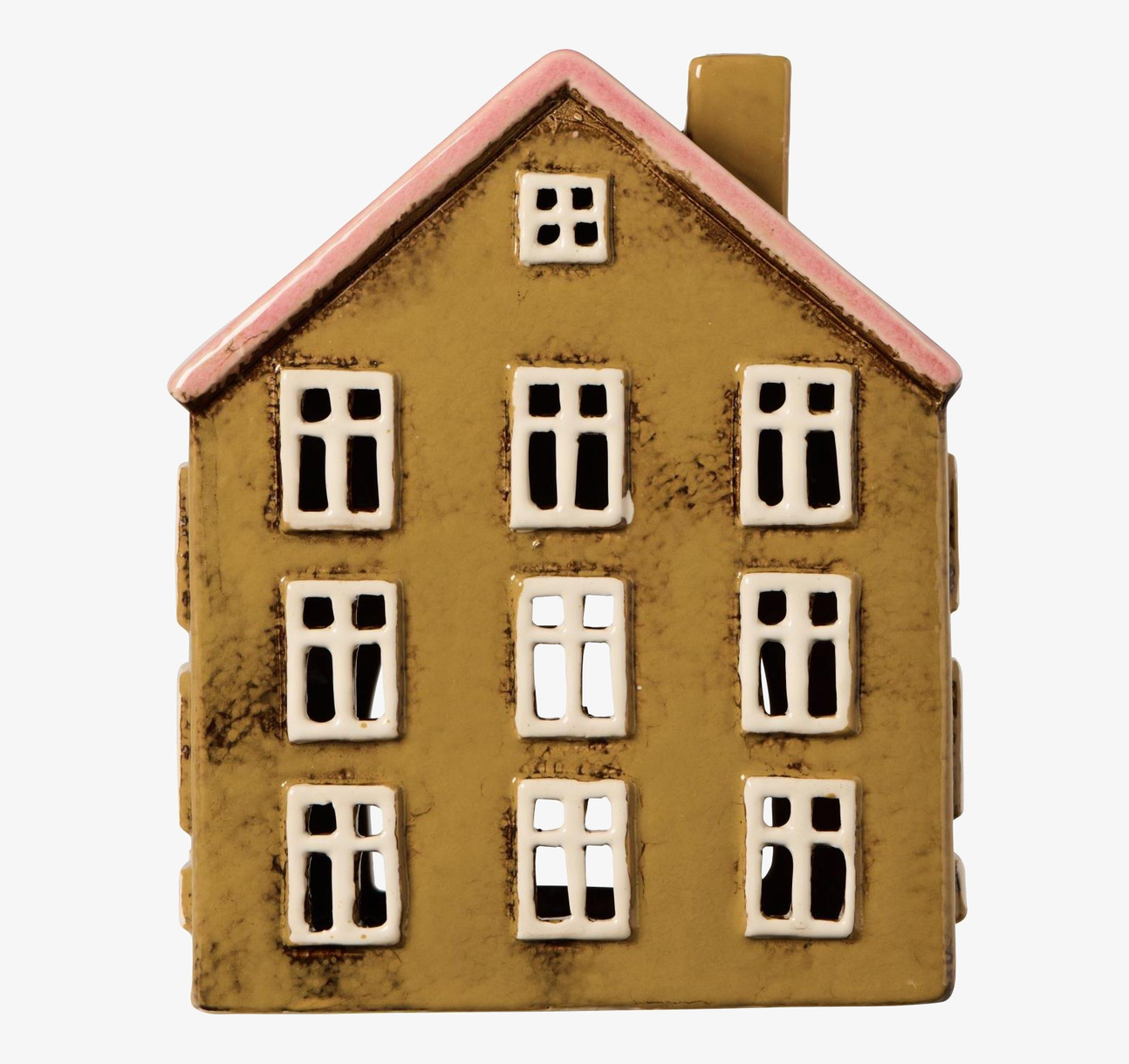 Ljuslykta Nyhavn Ockra IB Laursen Ljusstakar Adventsstakar Ljushållare Ljushyllor Lyktor Endless Light Ljuslyktor