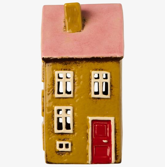 Ljuslykta Nyhavn Ockra IB Laursen Ljusstakar Adventsstakar Ljushållare Ljushyllor Lyktor Endless Light Ljuslyktor