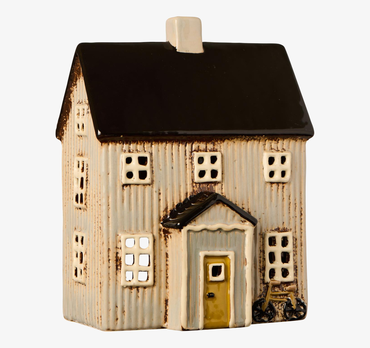 Ljuslykta Visby Beige/Gråblå IB Laursen Lyktor Endless Light Ljuslyktor