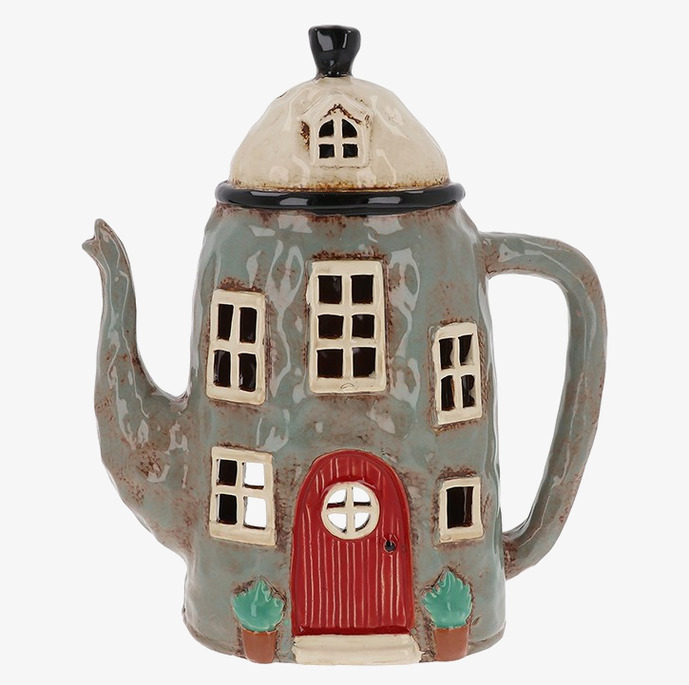 Ljuslykta Village Pottery - Large Tea Pot Joe Davies Lyktor Endless Light Ljuslyktor