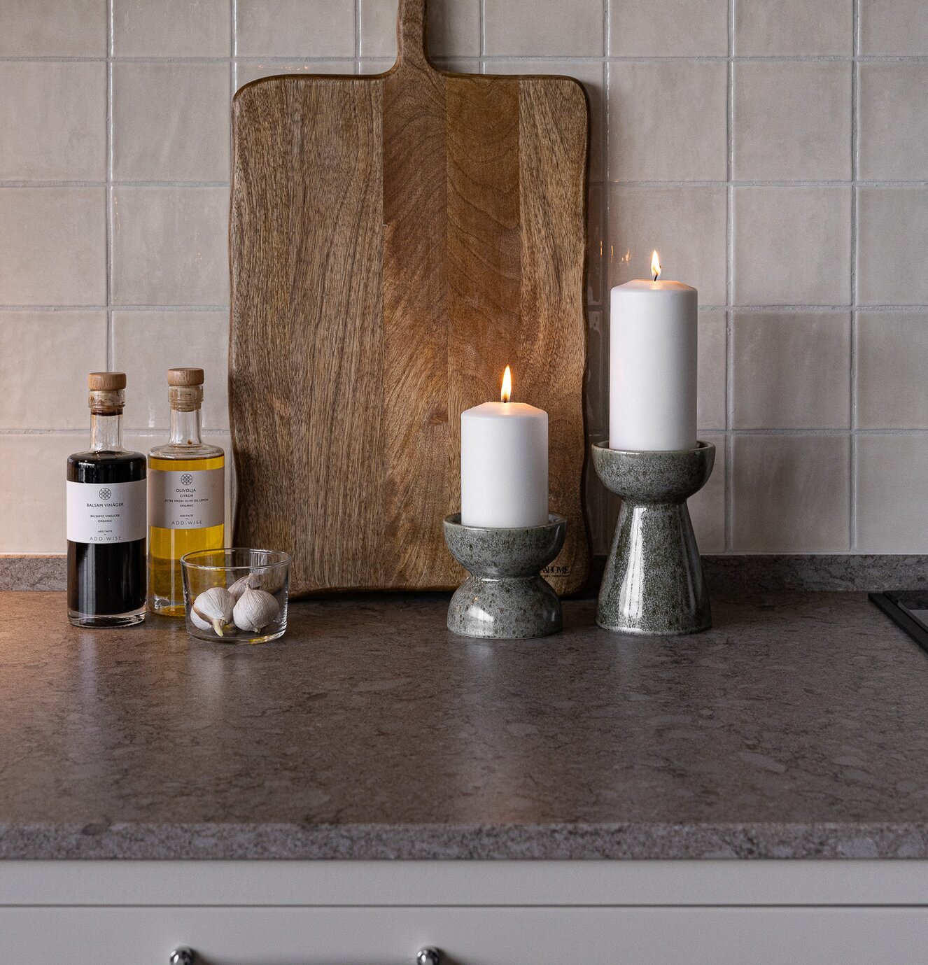 Ljusstake Högalid Grön Hög Låg Storefactory Ljusstakar Adventsstakar Ljushållare Ljushyllor