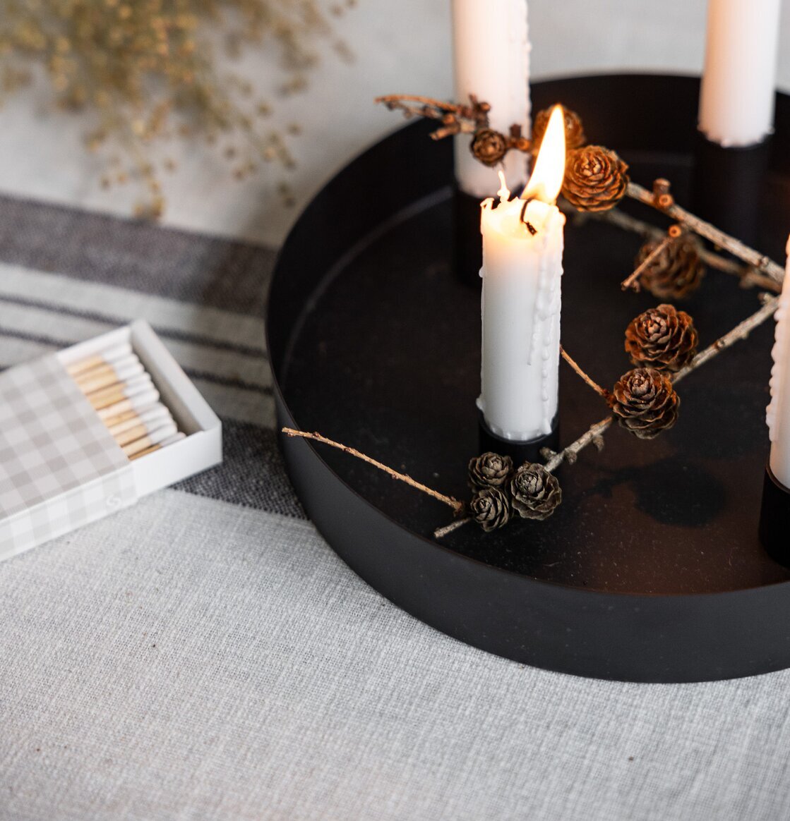 Ljusstake Sund Svart Storefactory Ljusstakar Adventsstakar Ljushållare Ljushyllor