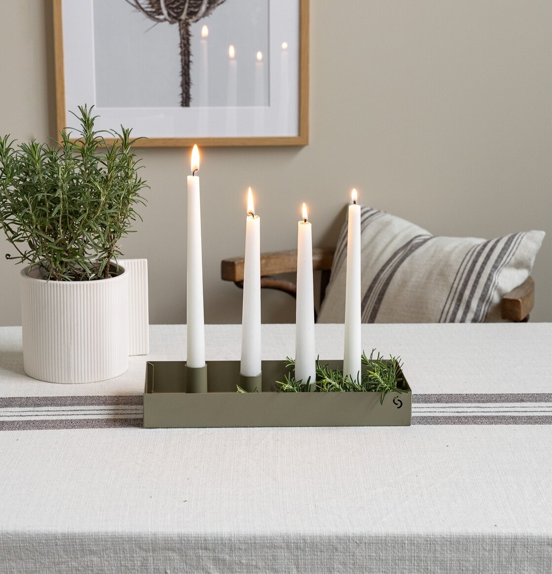 Ljusstake Sund Grön Storefactory Ljusstakar Adventsstakar Ljushållare Ljushyllor