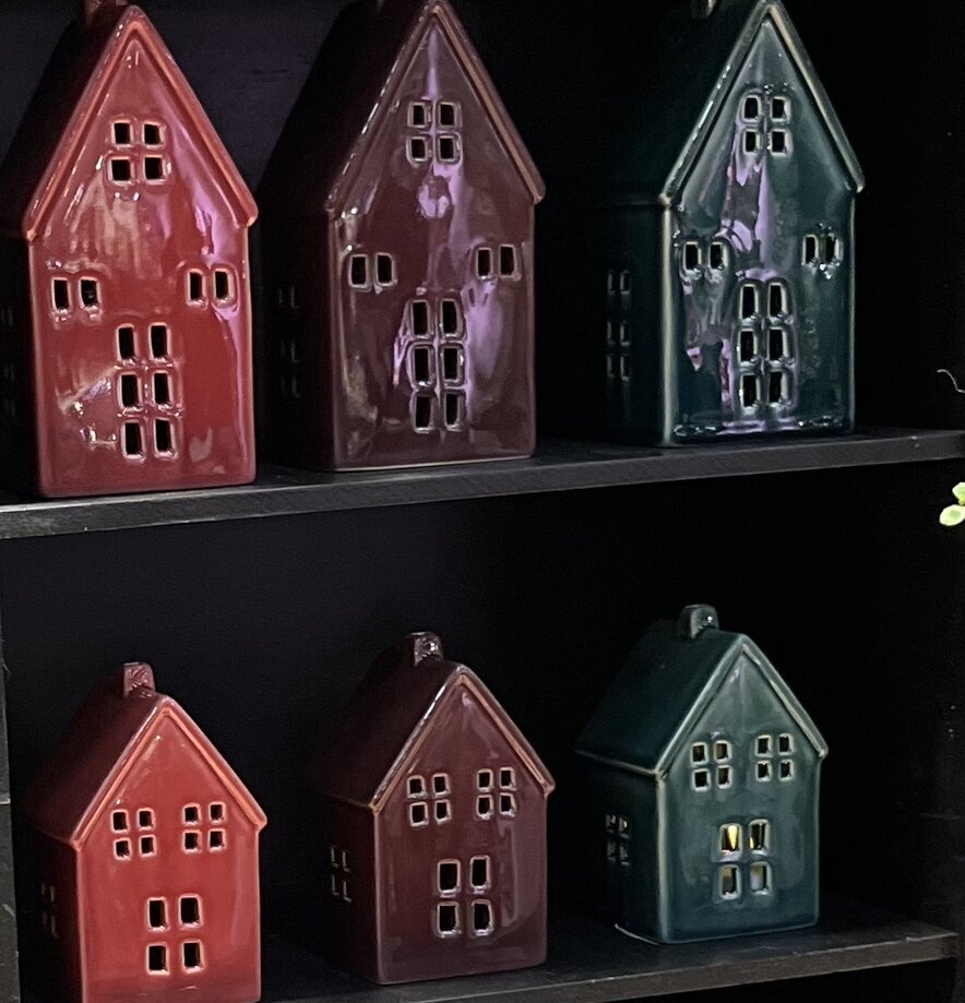 Ljuslykta Fenja Aubergine Liten Mitt & Ditt Underbara Liv Lyktor Endless Light Ljuslyktor