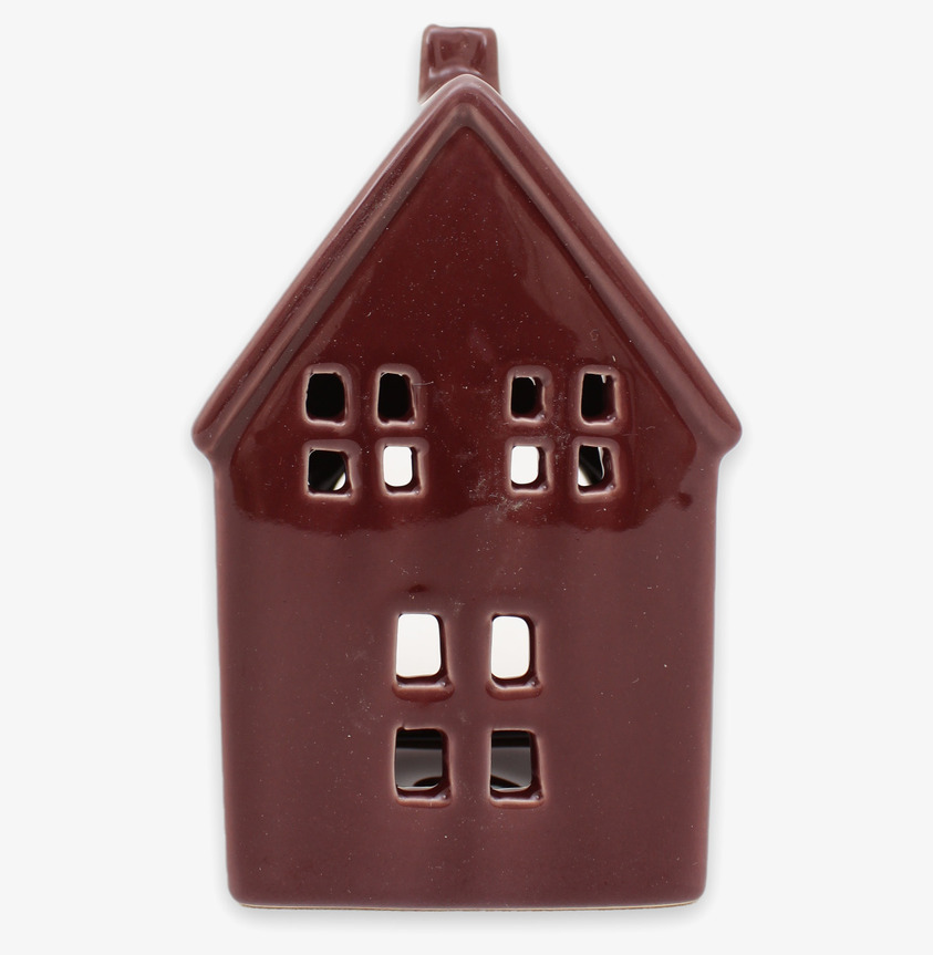 Ljuslykta Fenja Aubergine Liten Mitt & Ditt Underbara Liv Lyktor Endless Light Ljuslyktor