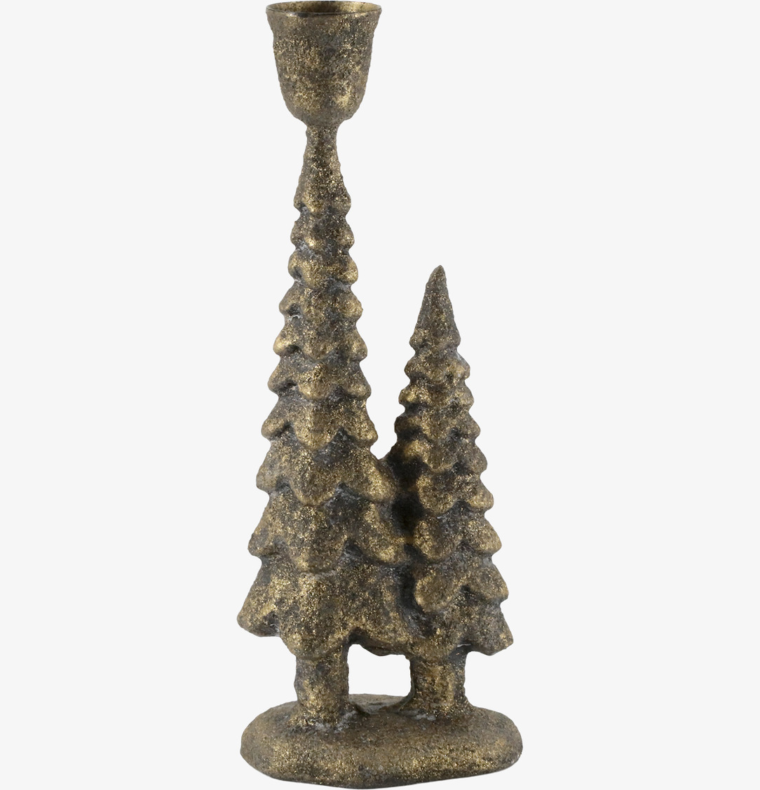 Ljusstake Gran Antik Mässing Chic Antique Ljusstakar Adventsstakar Ljushållare Ljushyllor