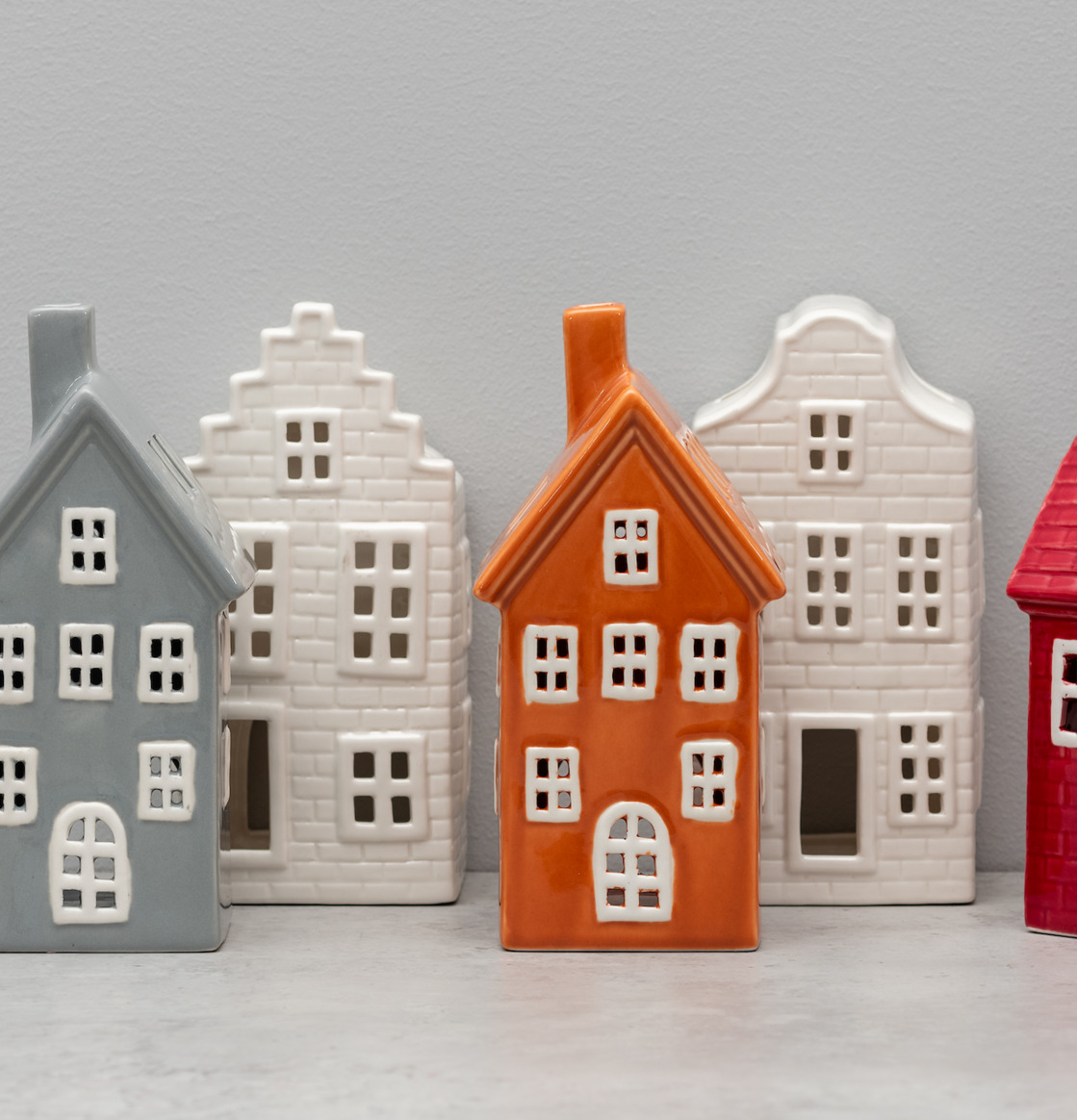 Ljuslykta Hus Vit 4Living Lyktor Endless Light Ljuslyktor