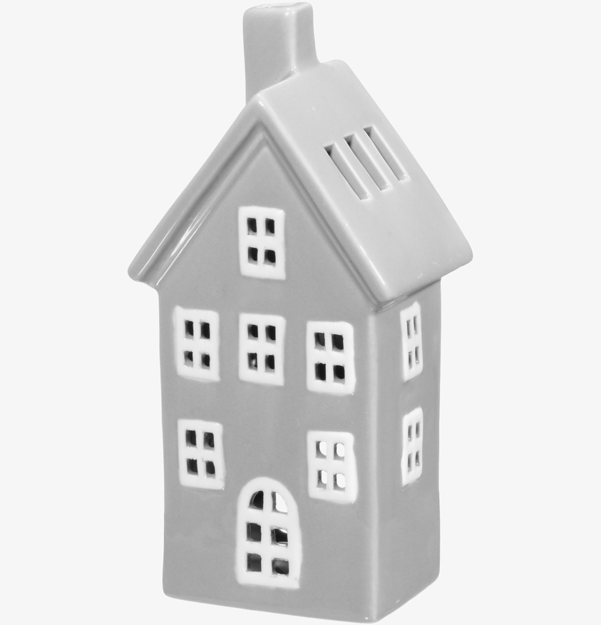 Ljuslykta Hus Grå 4Living Lyktor Endless Light Ljuslyktor