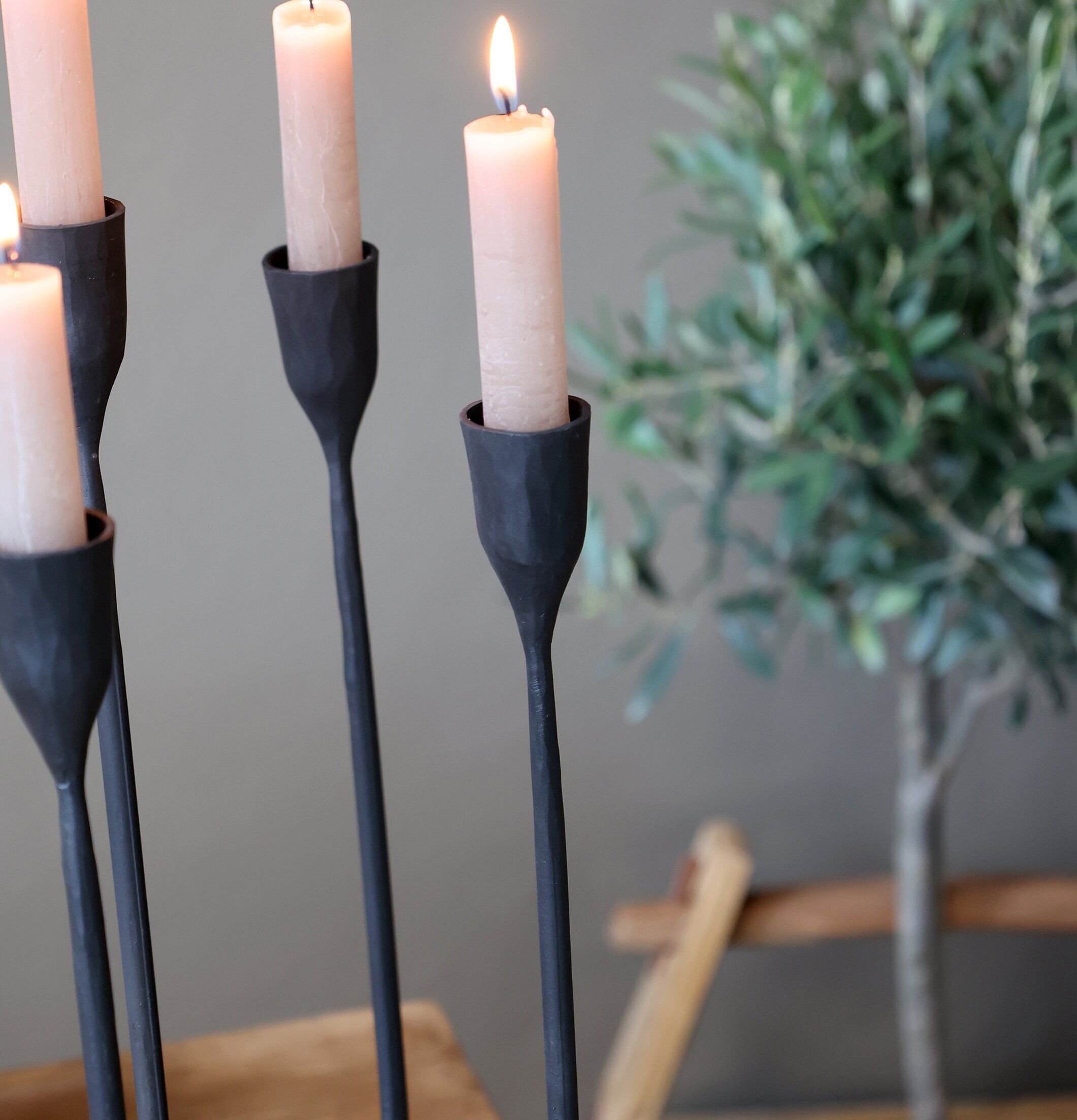 Ljusstake Antiksvart Chic Antique Ljusstakar Adventsstakar Ljushållare Ljushyllor