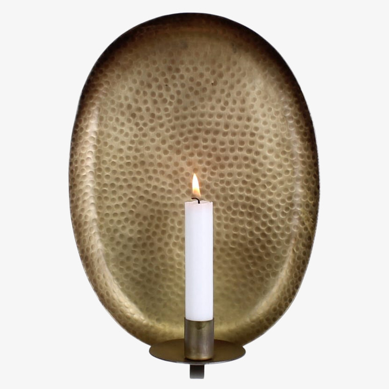 Väggljusstake Margot Antik Mässing Strömshaga Ljusstakar Adventsstakar Ljushållare Ljushyllor