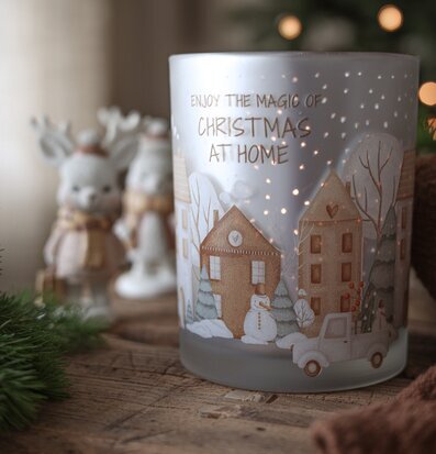 Enjoy The Magic Of Christmas At Home - Majas Cottage Lyktor Endless Light Ljuslyktor