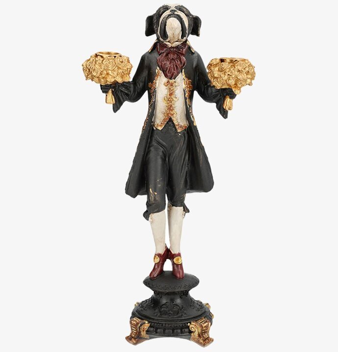 Ljusstake Bulldog A Lot Decoration Ljusstakar Adventsstakar Ljushållare Ljushyllor