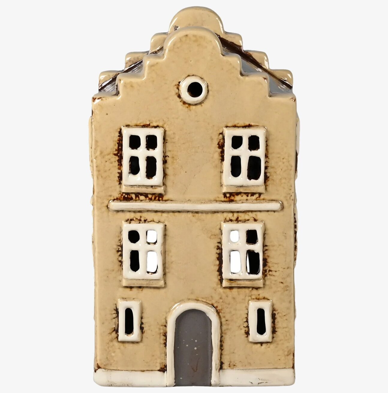 Ljuslykta Hus Beige Det Gamle Apotek Lyktor Endless Light Ljuslyktor