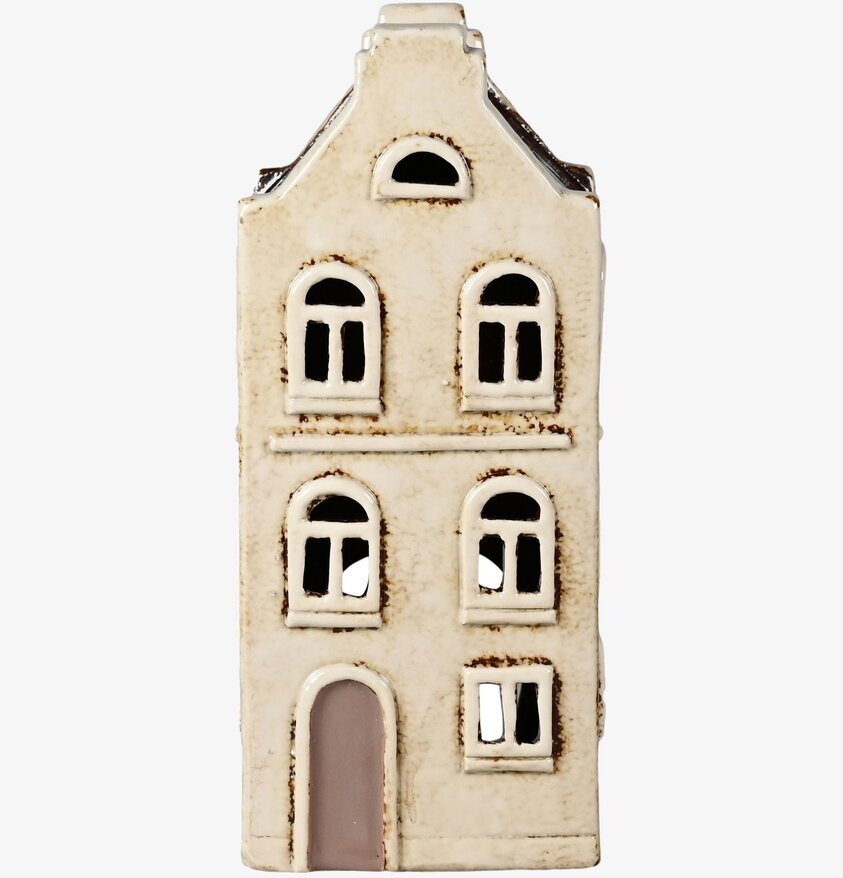 Ljuslykta Hus Creme Det Gamle Apotek Lyktor Endless Light Ljuslyktor