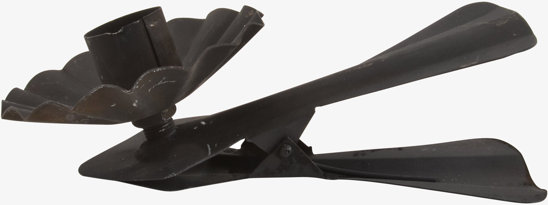 Foto av svart ljusklämma med stilren och praktisk design