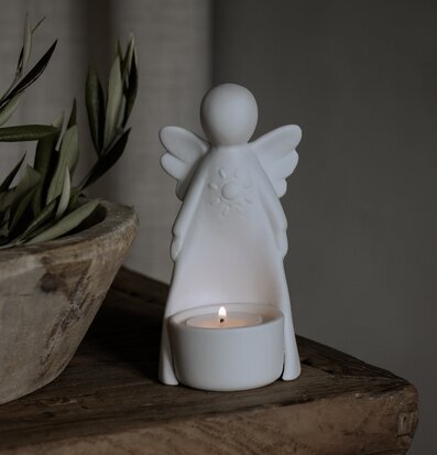 Majas Vänskaps Ängel för värmeljus inkl Gåvobox Cottage Lyktor Endless Light Ljuslyktor