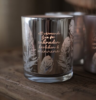 Ljuslykta - Saknaden, Kärleken, Minnena Majas Cottage Lyktor Endless Light Ljuslyktor