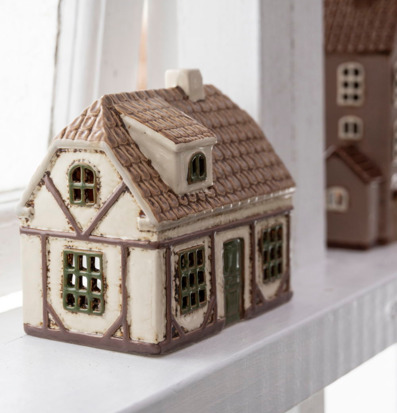 Ljuslykta Hus Cottage Det Gamle Apotek Lyktor Endless Light Ljuslyktor