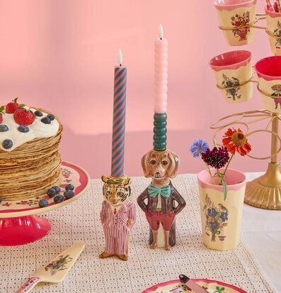 Ljusstake Hund - Nathalie Lété Rice Ljusstakar Adventsstakar Ljushållare Ljushyllor
