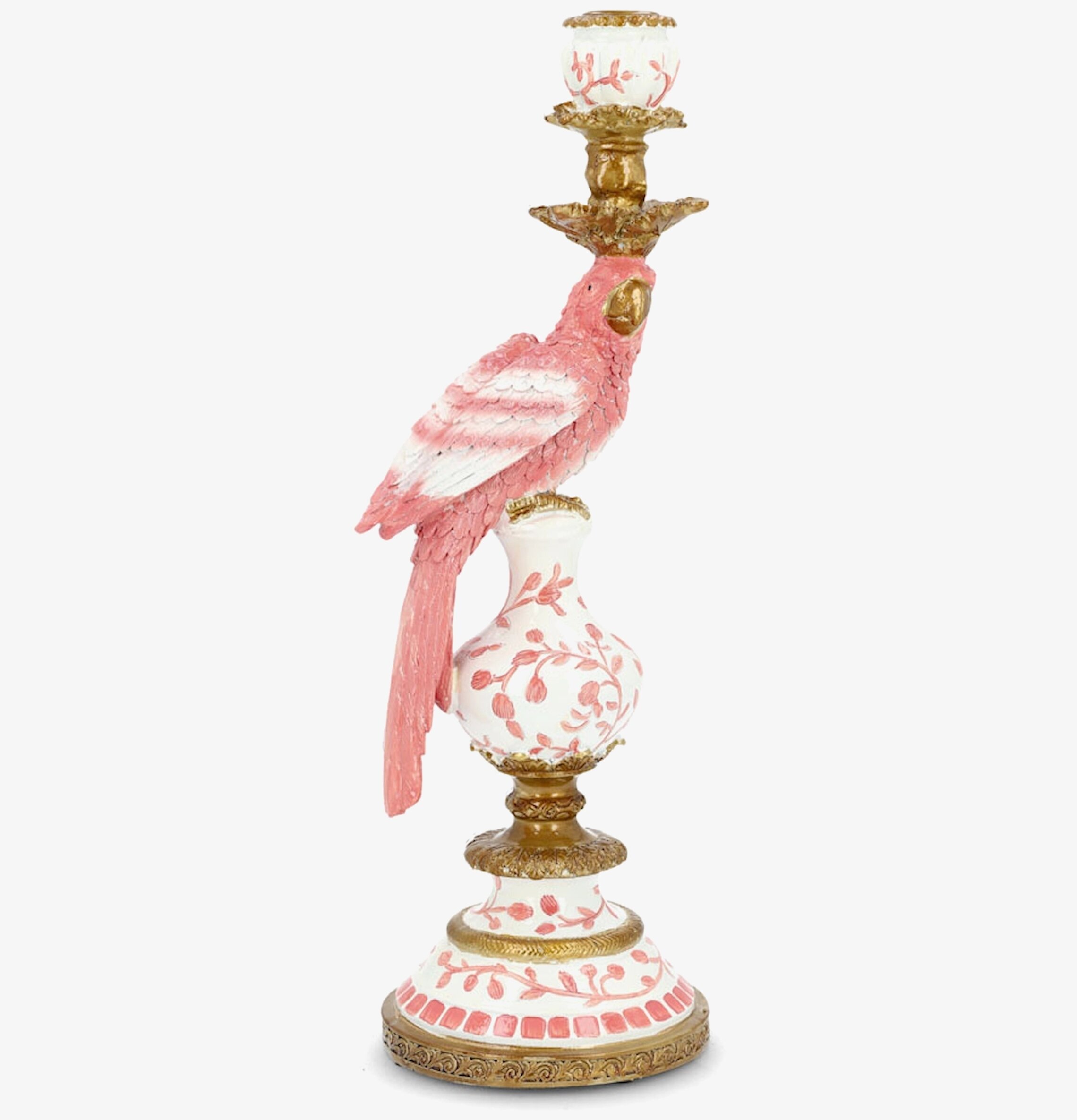 Ljusstake Papegoja Rosa A Lot Decoration Ljusstakar Adventsstakar Ljushållare Ljushyllor