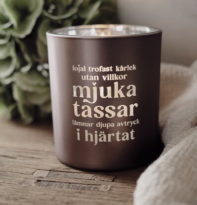 Ljuslykta Mjuka Tassar Mocha - Majas Cottage Lyktor Endless Light Ljuslyktor