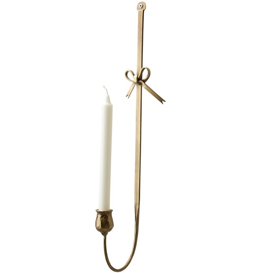 Väggljusstake Mässing 57cm Affari Ljusstakar Adventsstakar Ljushållare Ljushyllor