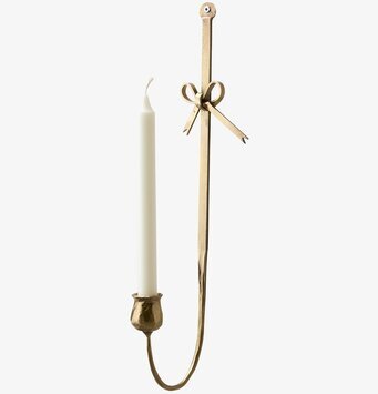 Väggljusstake Mässing 46cm Affari Ljusstakar Adventsstakar Ljushållare Ljushyllor