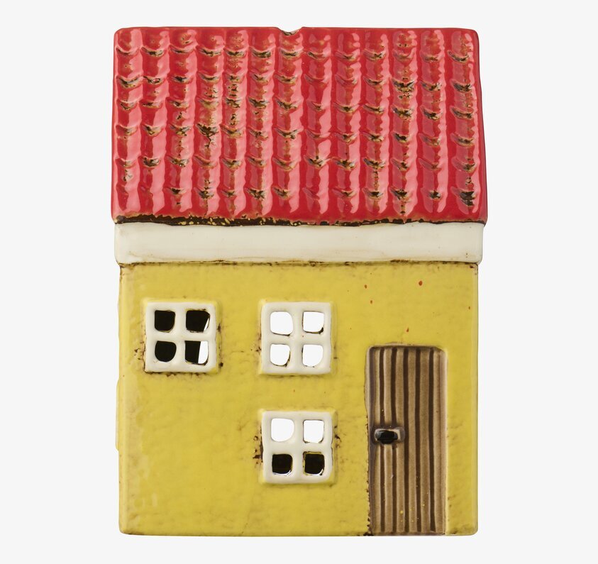 Ljuslykta My Home Town Gul IB Laursen Lyktor Endless Light Ljuslyktor