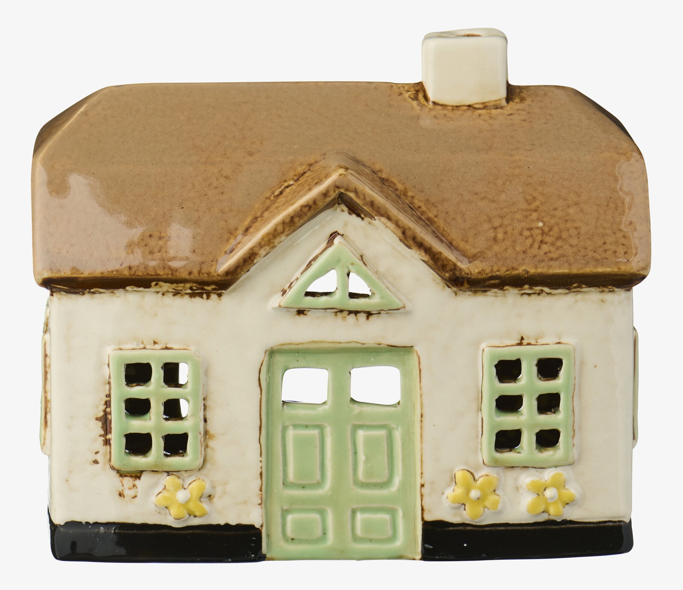 Ljuslykta Hus Ebeltoft Beige IB Laursen Lyktor Endless Light Ljuslyktor