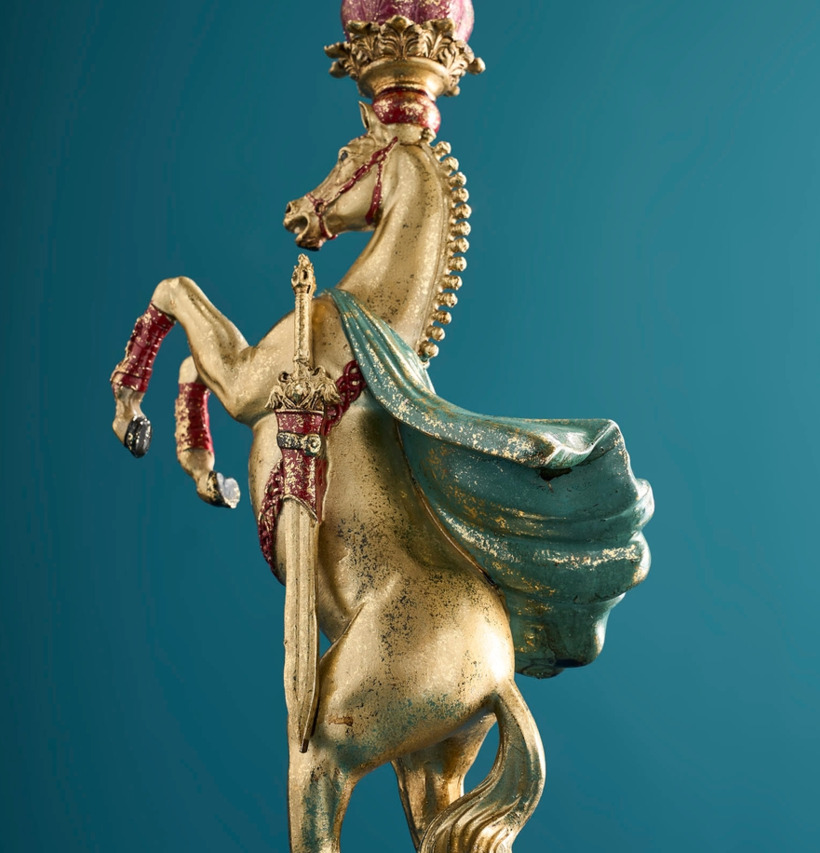 Ljusstake Cirkus Häst Guld Werner Voss Ljusstakar Adventsstakar Ljushållare Ljushyllor