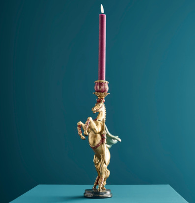 Ljusstake Cirkus Häst Guld Werner Voss Ljusstakar Adventsstakar Ljushållare Ljushyllor