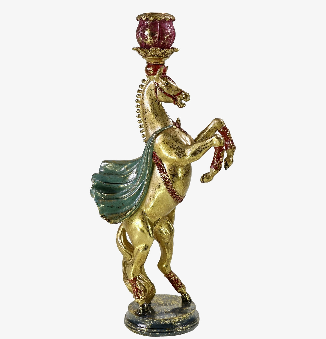 Ljusstake Cirkus Häst Guld Werner Voss Ljusstakar Adventsstakar Ljushållare Ljushyllor