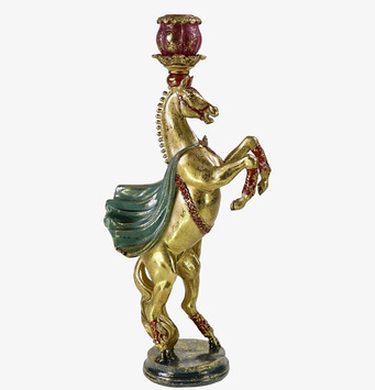 Ljusstake Cirkus Häst Guld Werner Voss Ljusstakar Adventsstakar Ljushållare Ljushyllor