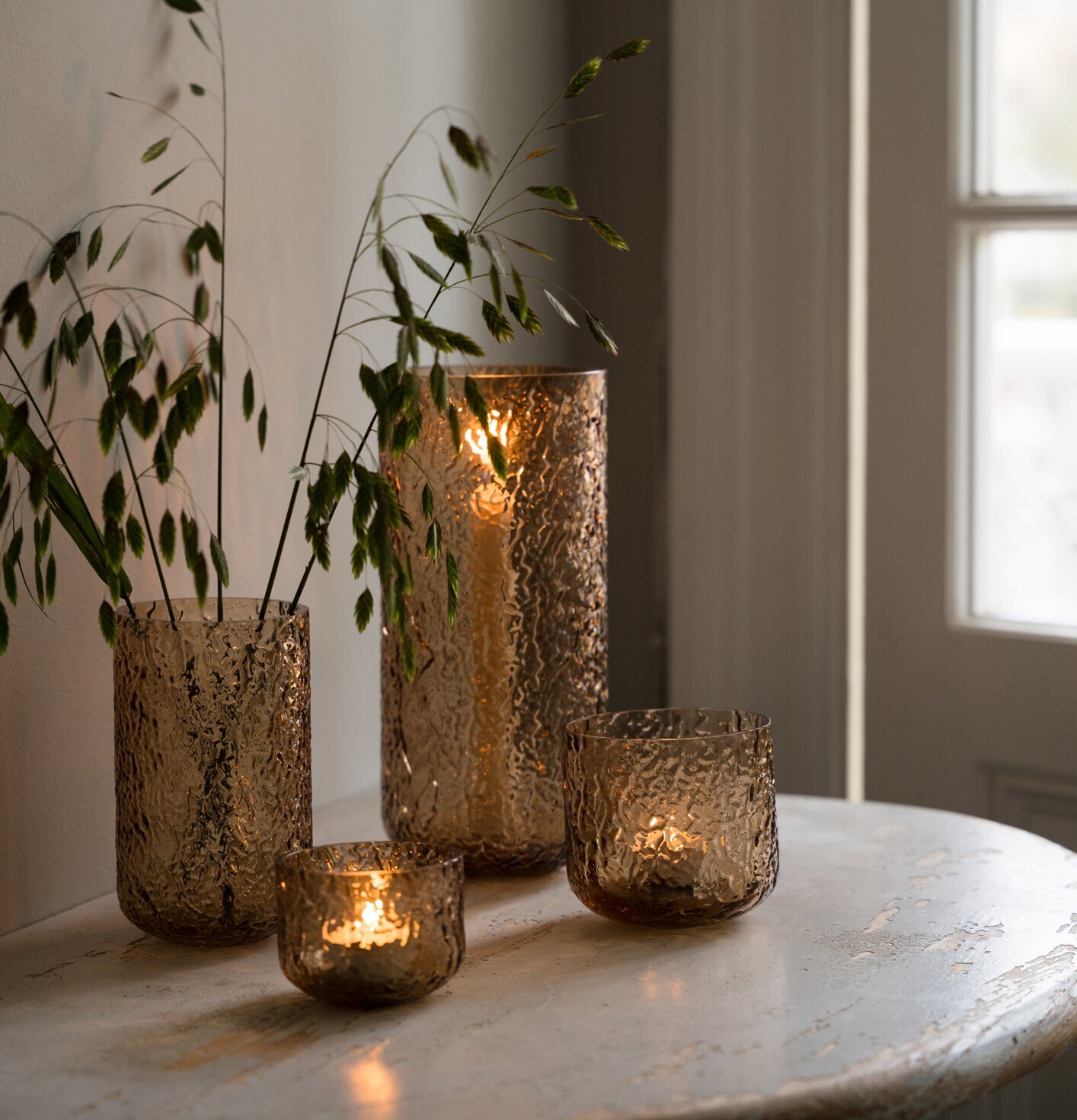 Ljuslykta Bärnsten Kronljus Ernst Lyktor Endless Light Ljuslyktor