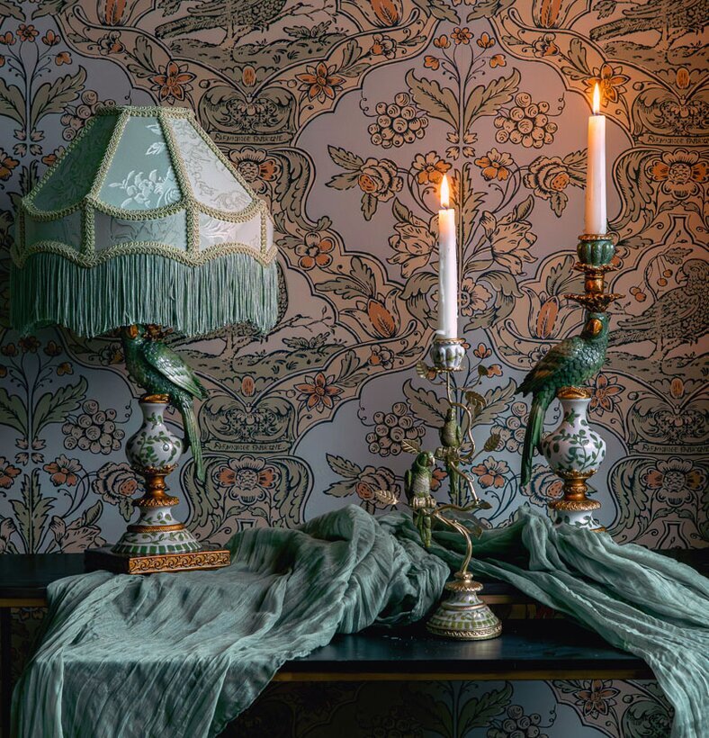 Ljusstake Fågelblad A Lot Decoration Ljusstakar Adventsstakar Ljushållare Ljushyllor