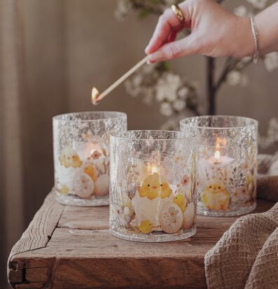 Ljuslykta Easter Sweeties - Majas Cottage Lyktor Endless Light Ljuslyktor