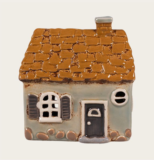 Ljuslykta Hus Grön Det Gamle Apotek Lyktor Endless Light Ljuslyktor