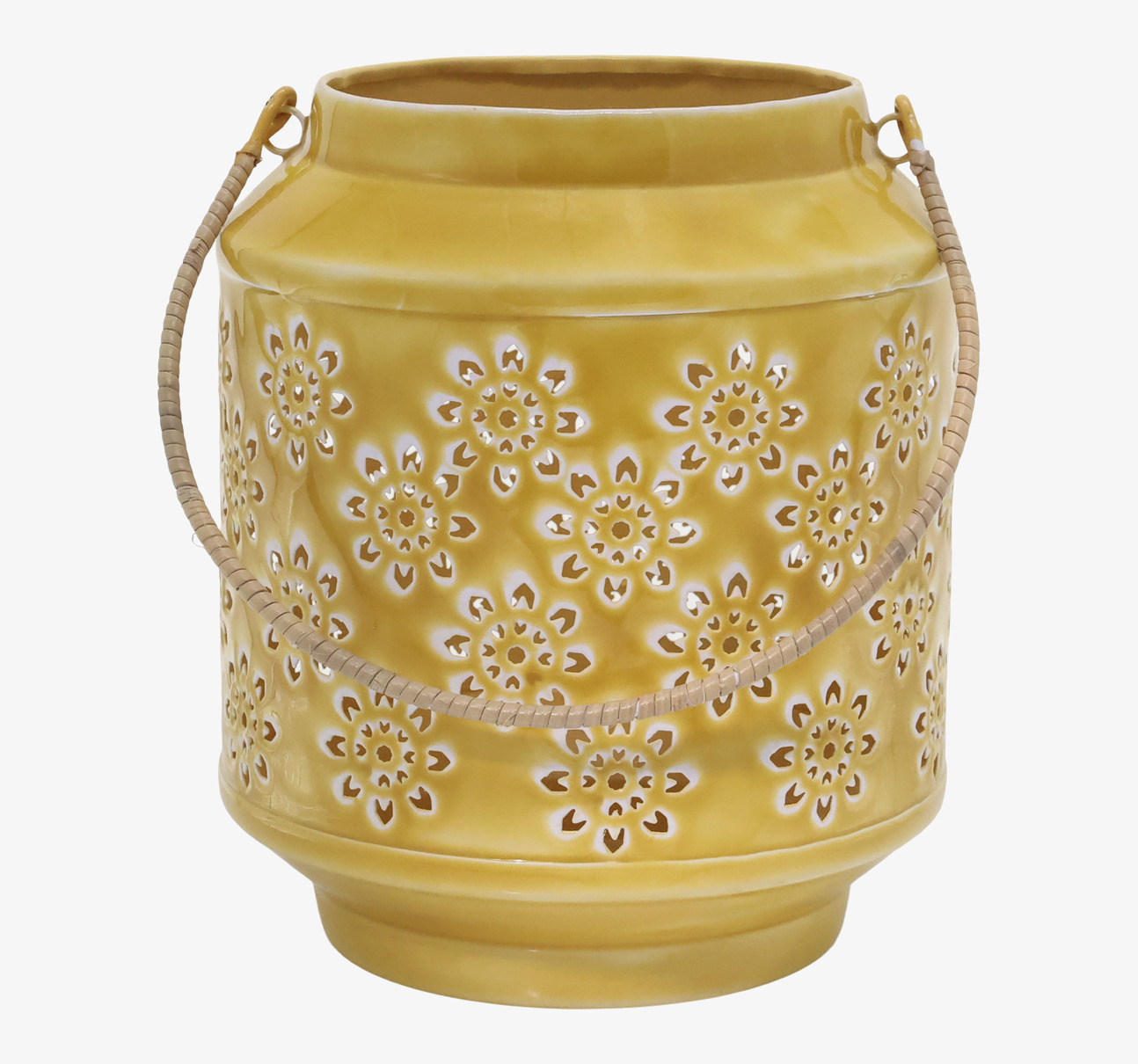 Ljuslykta Emalj Gul Chic Antique Lyktor Endless Light Ljuslyktor Övrig prydnad/dekoration för inredning utemiljö